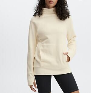 NWT Fabletics Zaylee Funnel Neck Tunic Pullover Top sz M